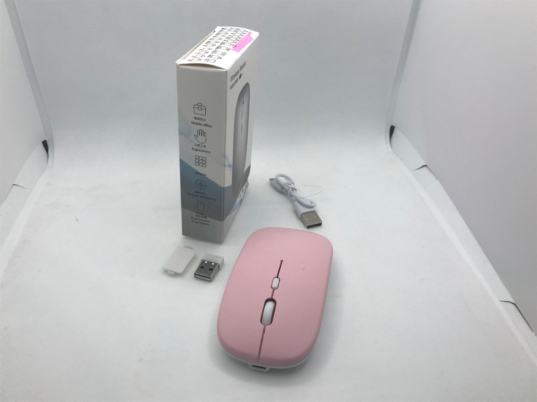 Mouse: Mouse pink wireless USB – Nuovo e nell'imballaggio originale da Niederteufen venduto da mix18