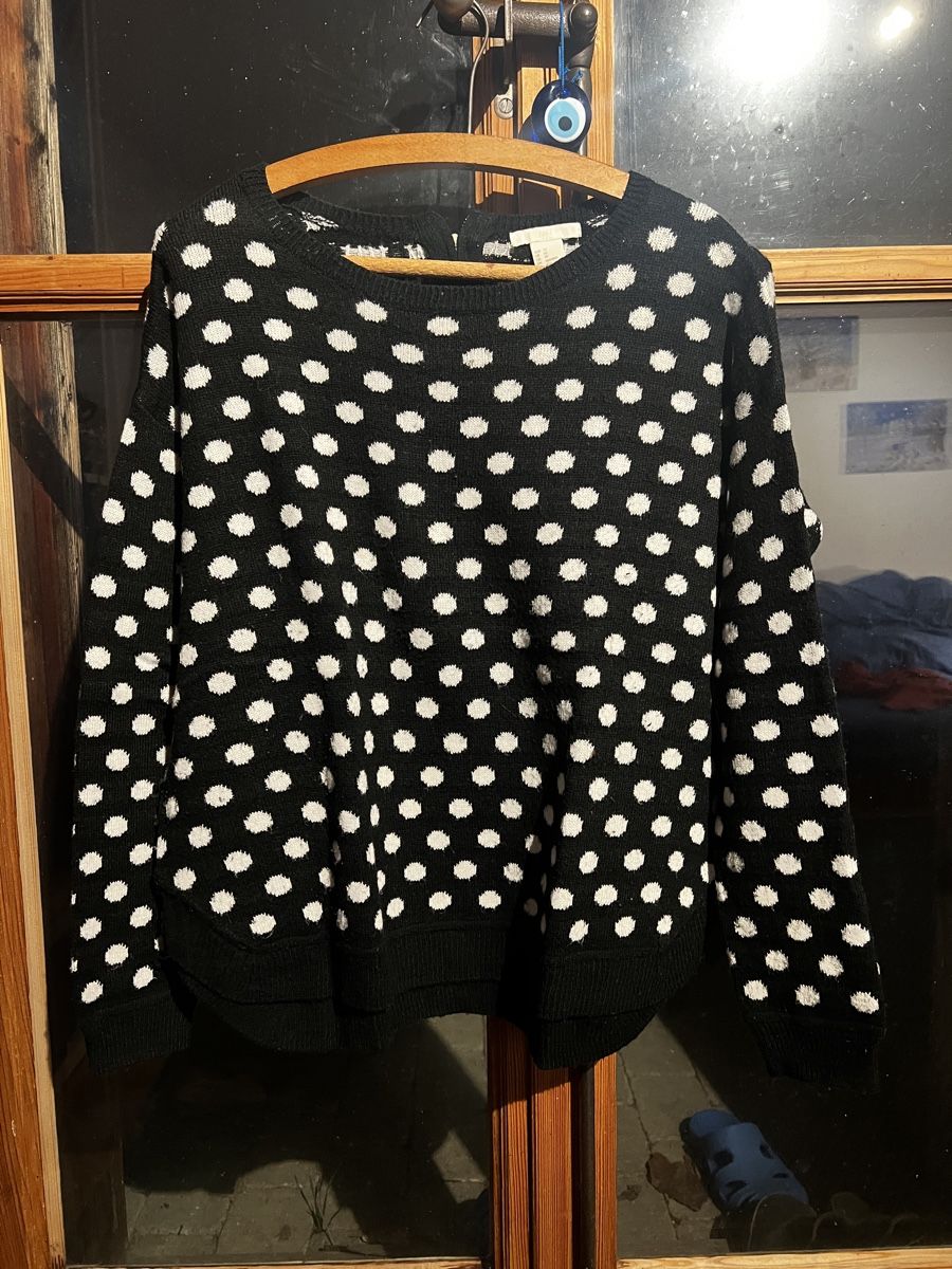 H&M Maglioni & Felpe: Schwarzer H&M Pullover mit Punktemuster, Grösse XS, Top! – Usato da Bern venduto da fla_yj25