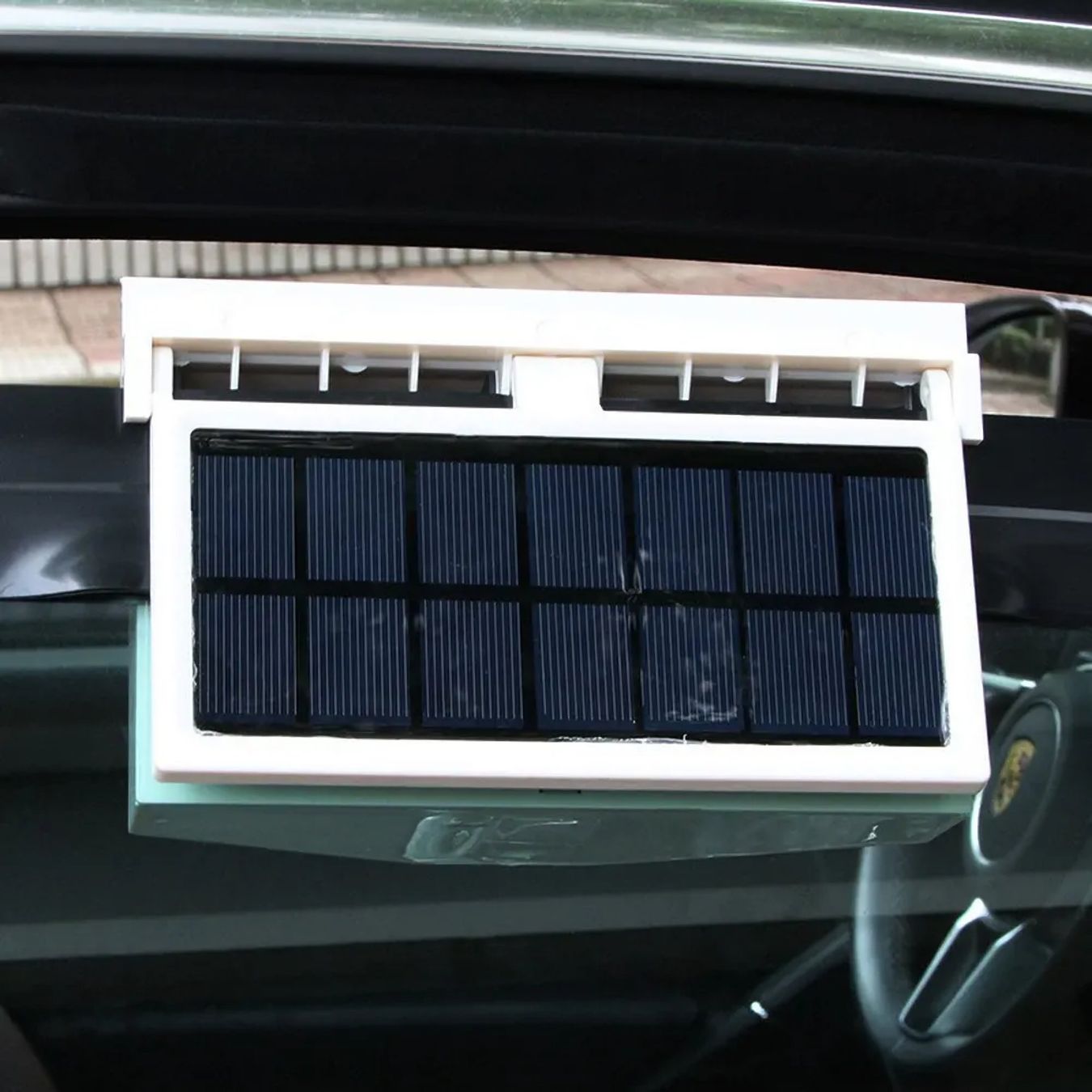 Ventilatori: Solar Auto Ventilator Doppelgebläse Fenster LCD Thermometer – Nuovo e nell'imballaggio originale da Rickenbach b. Wil venduto da Sunbeam_7 6