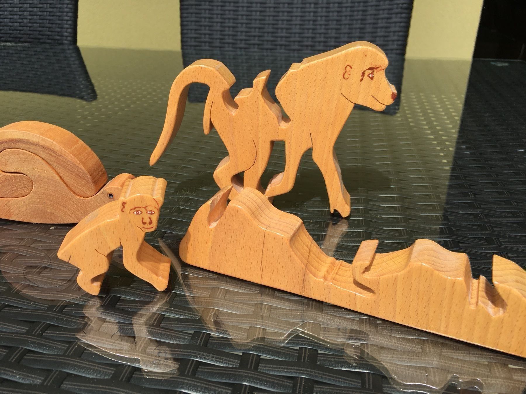 Puzzle: Holzspielzeug Affe Puzzle Weihnachtsgeschenk – Nuovo (secondo la descrizione) da St. Urban venduto da uschi73 1