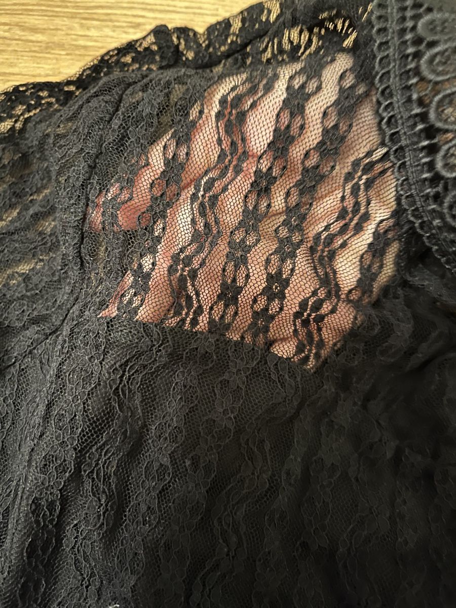 Vila Camicette: Schwarzes Spitzenshirt / Spitzenbluse /Steampunk/Gothic/Vila – Nuovo (secondo la descrizione) da Biel/Bienne venduto da LadyDita 4