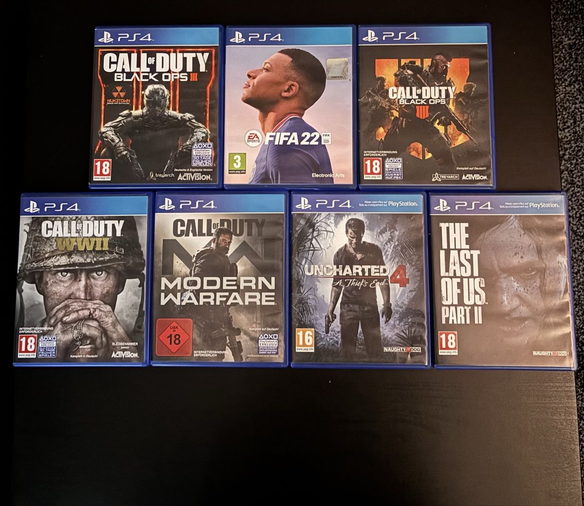 Sony Consoles: Ps4 2TB, Ladestation für Controller, 2 Controller & Games – D'occasion à Zollikofen par laraa_ 2