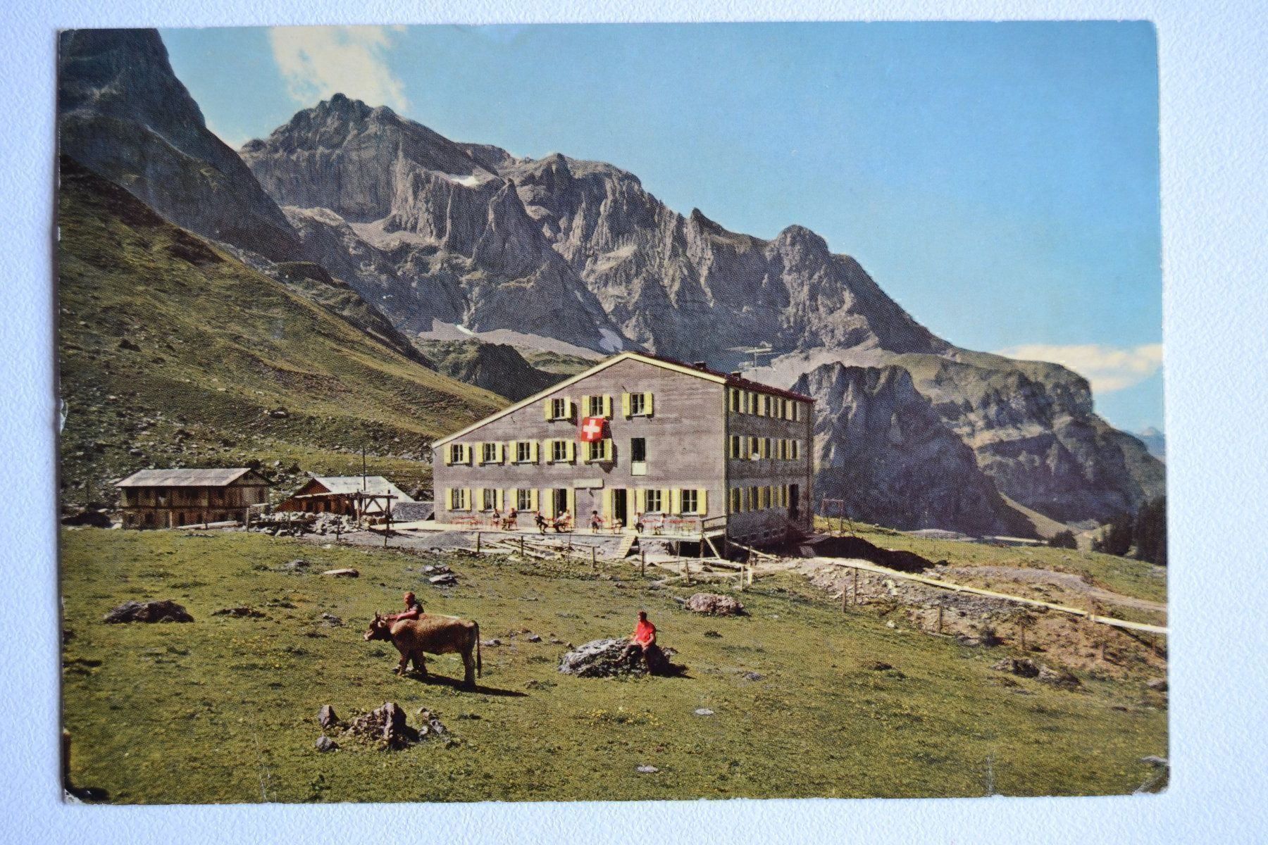 Cartoline postali: Berghaus Urnerstaffel Bannalp – Usato da Beinwil am See venduto da kajak55