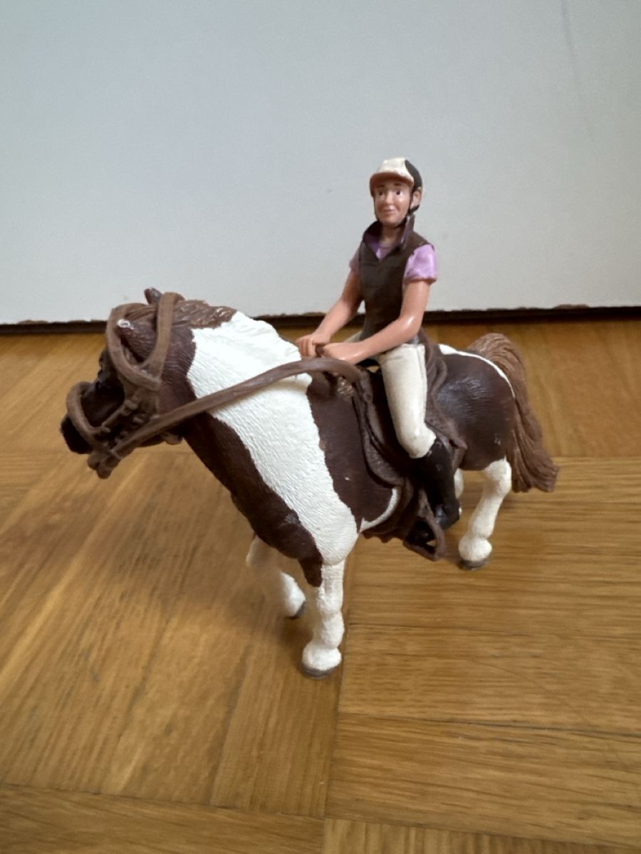 Schleich Statuette: Schleich Pony mit Reiterin – Usato da Umiken venduto da hope2008 1