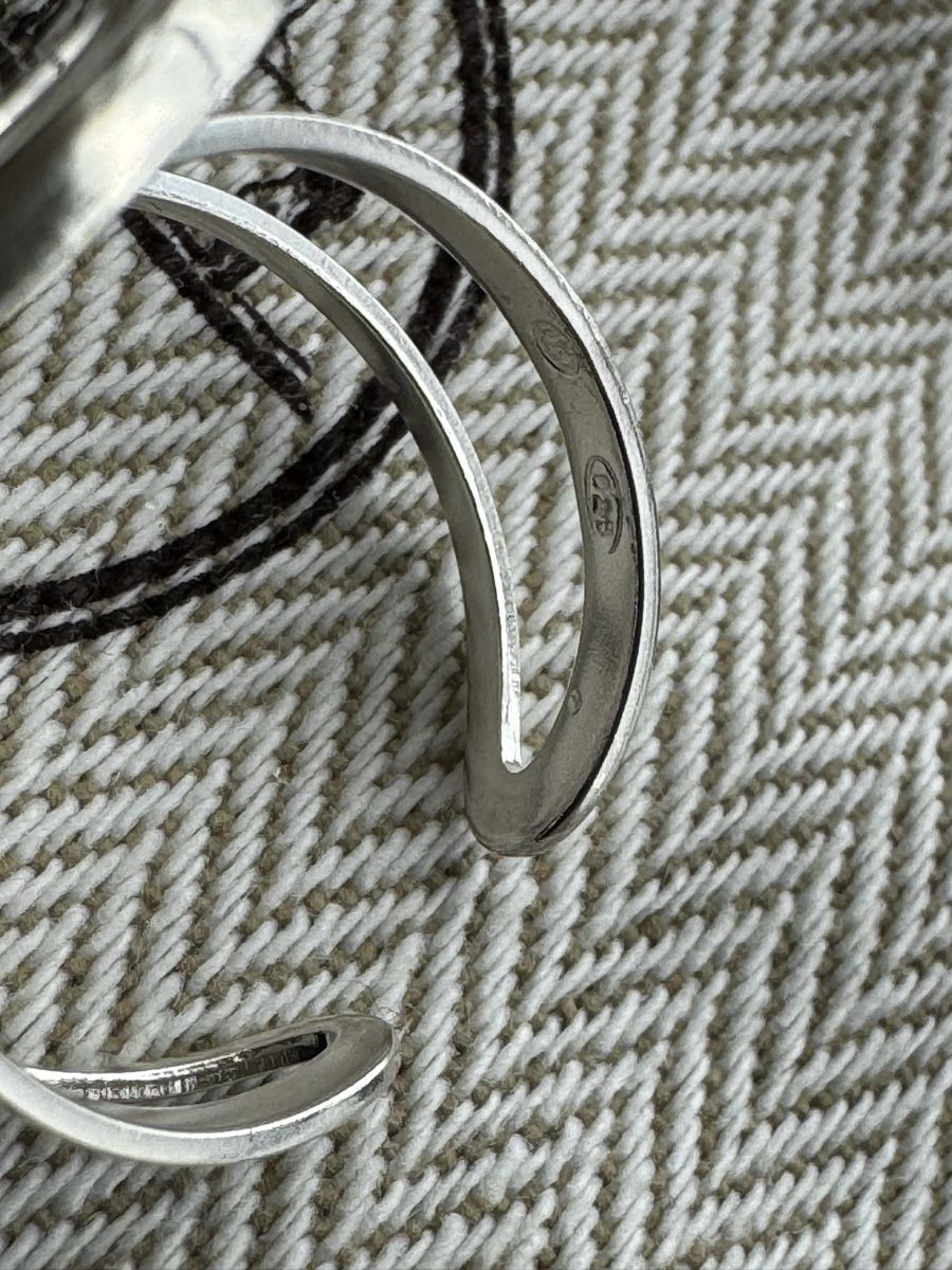 Hermès Anelli: Bague Clou de Selle Hermès acier - argent massif – Nuovo (secondo la descrizione) da Neuchatel venduto da mar_9blm 9
