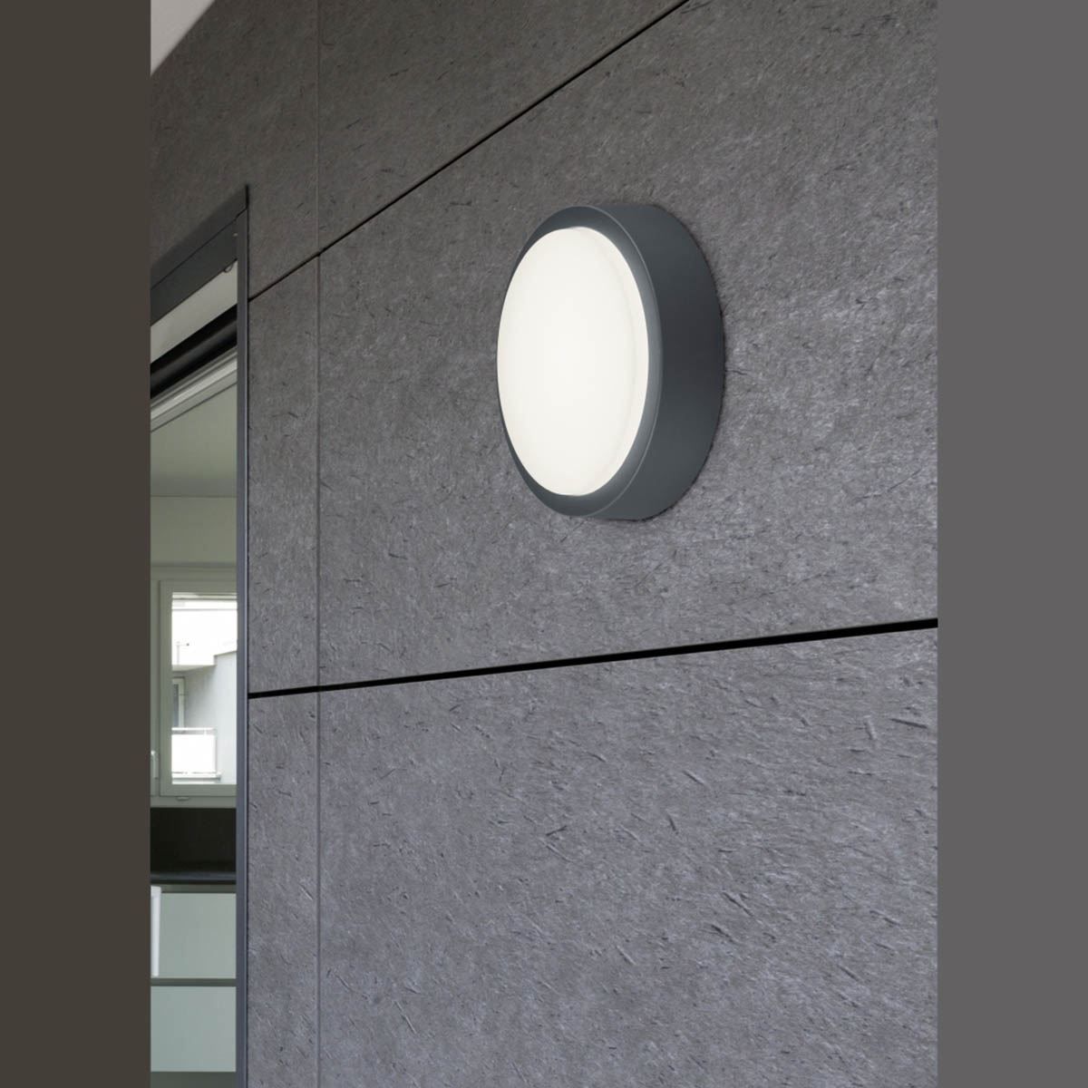 Lampade: LED Aussenwand- & Deckenleuchte, 20 cm Ø – Nuovo (secondo la descrizione) da Kreuzlingen venduto da Smart-Light 1