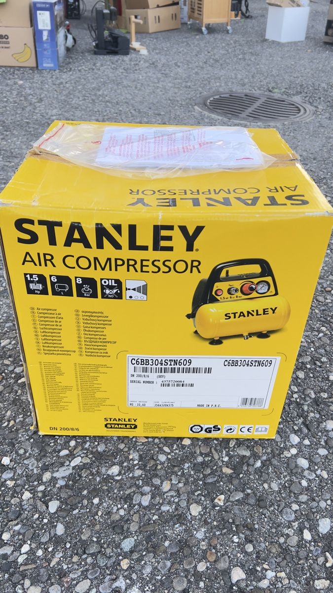 Stanley Compressori: Stanley Kompressor, neuwertig, – Usato da Madiswil venduto da SWISS_49.B 5