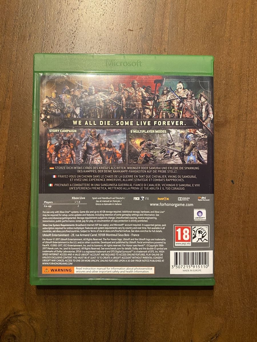 Microsoft Spiele: For Honor für Xbox One – Gebraucht aus Thunstetten von Virus_33 2