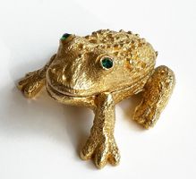 FIGUR*PILLENDOSE*FROSCH*