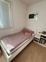 Lits simple blancs 90 x 200 avec sommier /matelas