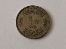 Ägypten 10 Milliemes 1938