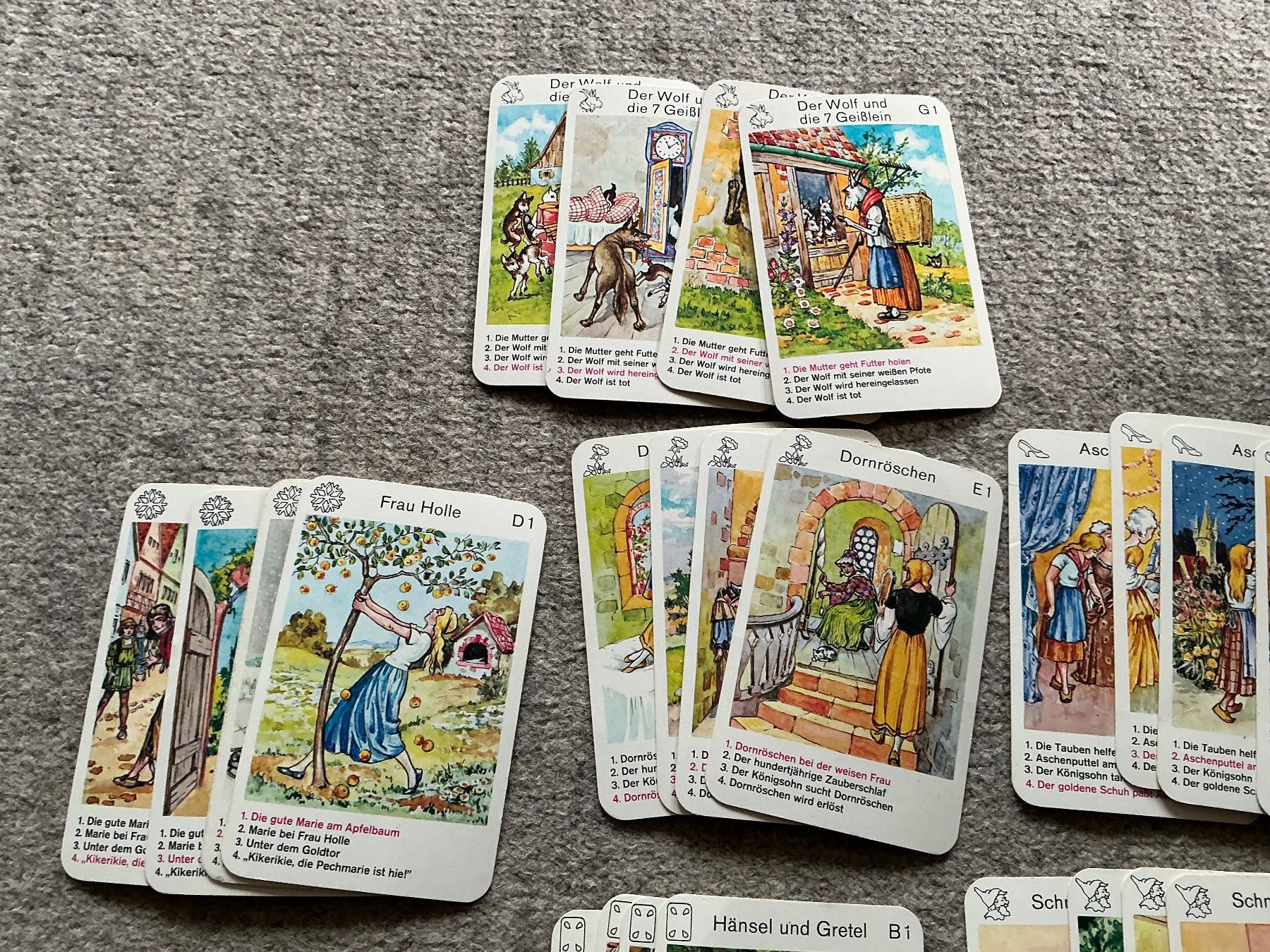 Giochi: antikes Märchen Quartett u. Schwarzer Peter, – Usato da Jona venduto da Jancy60 2