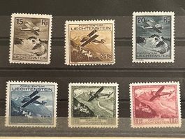 Ab✈️Flugpost 1930 querbeet🌷Briefmarkensammlung FL⭐️⭐️🆕+🕹️