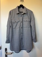 Oversize-Hemd Gr. S Hahnentritt Muster
