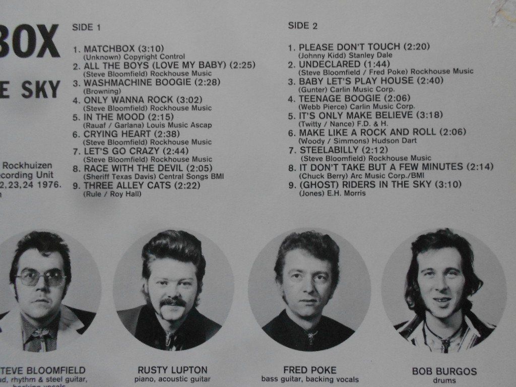 Dischi in vinile: NATCHBOX  -  RIDERS IN THE SKY – Usato da Bex venduto da Giorgiob 2