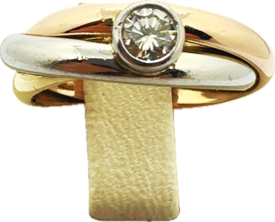 Ringe: 750/18 Karat Gold Ring mit 028 CtBrillant – Gebraucht aus Murg von MTGold 4