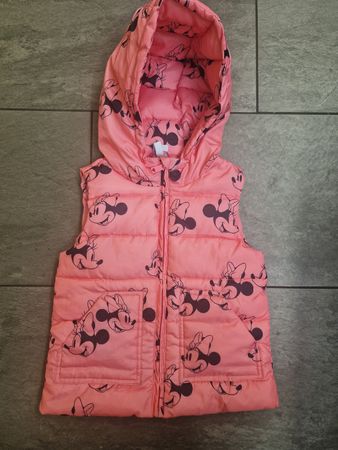 Weste Minnie Maus rosa Grösse 110 