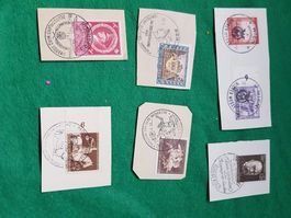 Briefmarken Stempel Deusches Reich 40er Jahre