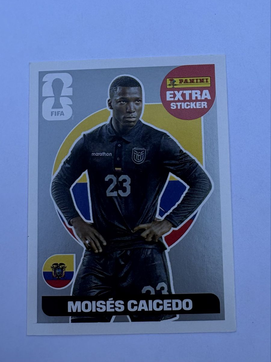 Panini Sammelbilder & Trading cards: Panini Extra Sticker Moises Caicedo SILBER – Neu (gemäss Beschreibung) aus Wangen an der Aare von brugge