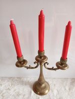 Vintage Kerzenständer Messing Kerzenhalter 895 Gramm