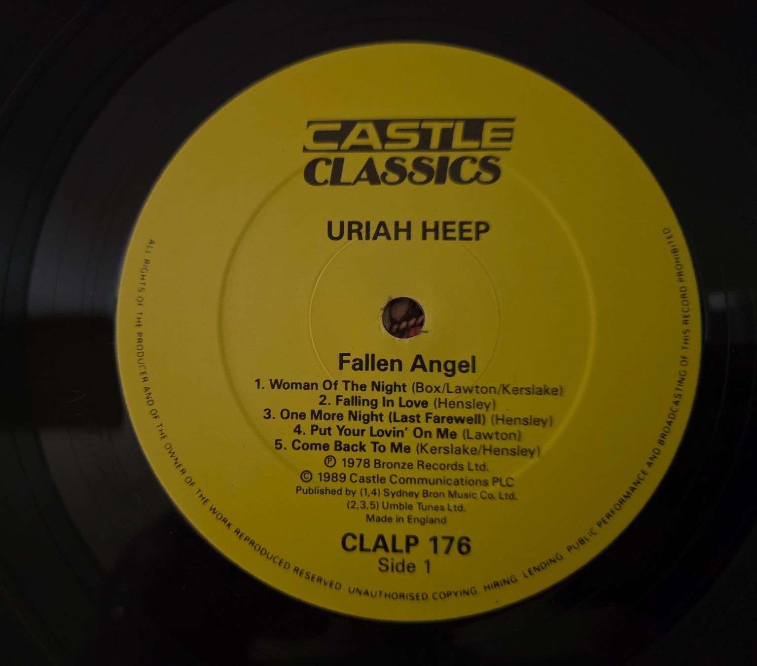 Schallplatten: Uriah Heep LP – Fallen Angel – Gebraucht aus Root von atelier22 3