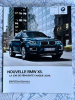 Brochure Nouvelle BMW X6 08/2012 (neuve) + supplément