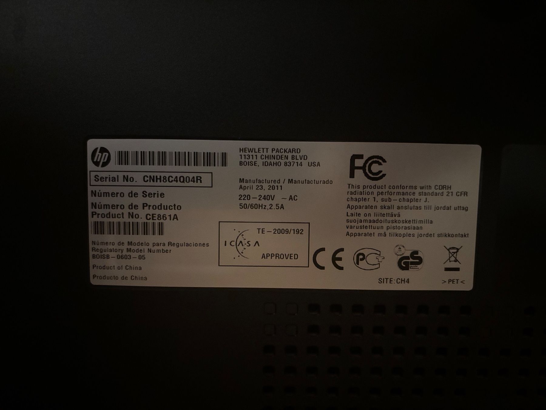 Hewlett Packard Stampanti: HP LaserJet Pro CM1415fn Color MFP Drucker – Difettoso da gontenschwil venduto da JanKab311 3