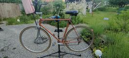 Speedbike mit hohem Lenker/ weichem Sattel für max. Komfort