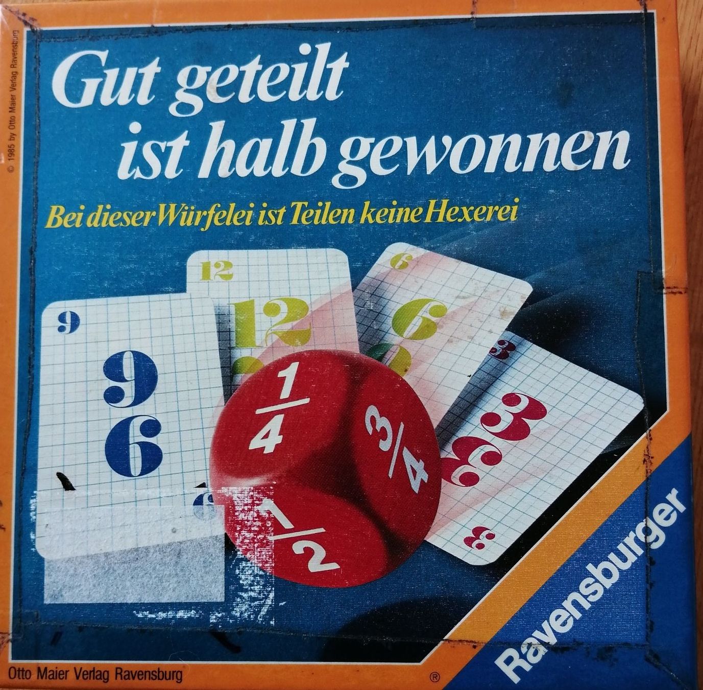 Ravensburger Spiele: Gut geteilt Spiel Ravensburger Vintage – Gebraucht aus Honau von holunder3