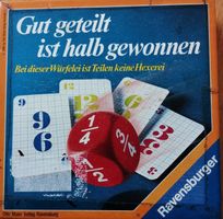 Gut geteilt Spiel Ravensburger Vintage