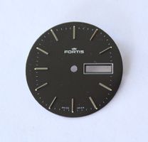 Vintage Zifferblatt Fortis Day Date Swiss Made