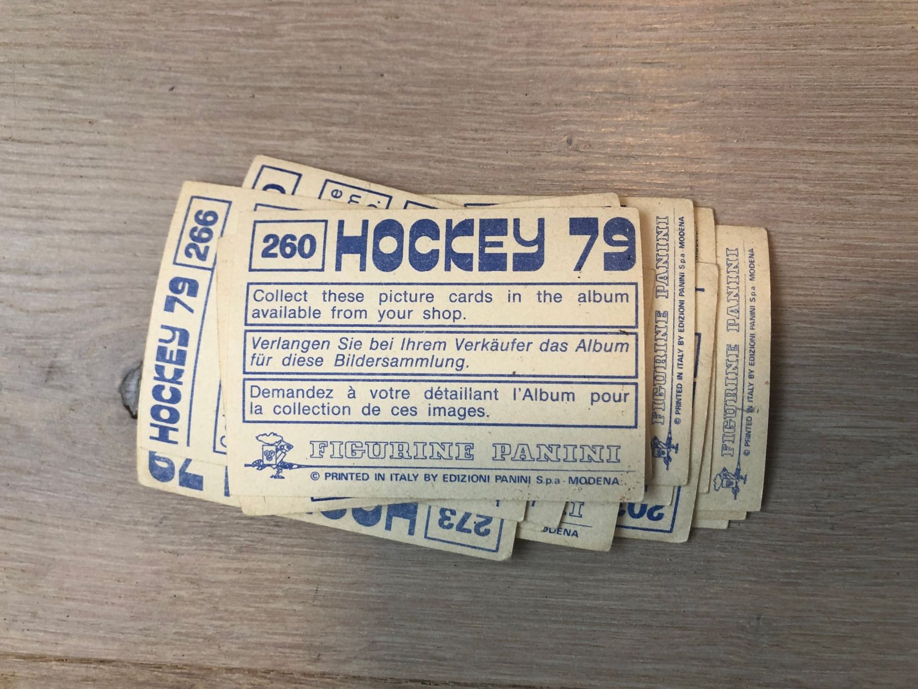 Werbeartikel: 15 Panini-Kleber Hockey 1979 – Gebraucht aus Schliern b. Köniz von  1