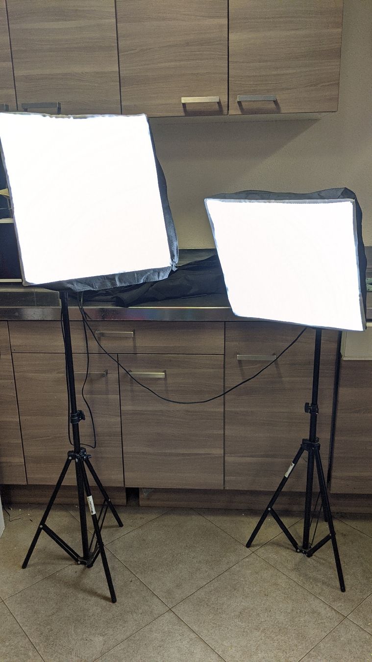 Laboratorio & Camera oscura: 2 Softboxen mit Lampen und Stativen – Usato da Rüti ZH venduto da kunstreich_8630 7