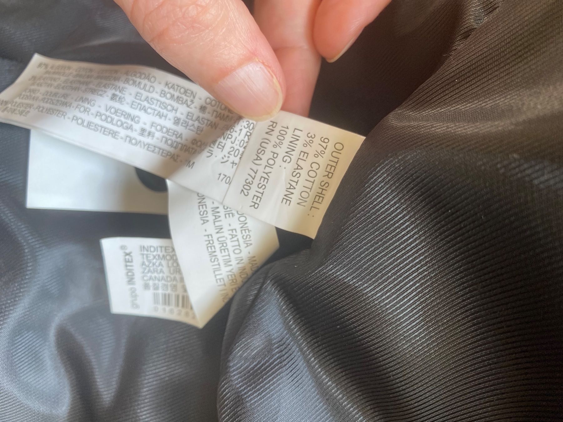 Zara Jacken: Veste bureau noire Zara coton Taille M – Gebraucht aus Küssnacht am Rigi von CALIFRASQUI 6