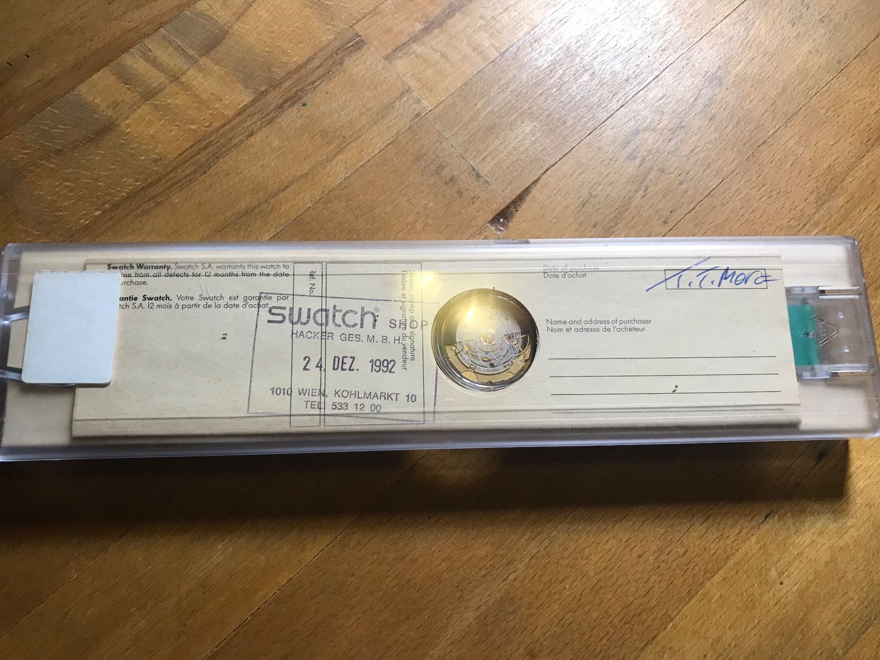 Swatch Orologi: Swatch Automatic Earth Summit '92 Uhr neuwertig – Nuovo (secondo la descrizione) da Erlinsbach SO venduto da Adela016 1