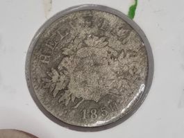 20 rappen 1850 erste Jahr mit Wappen