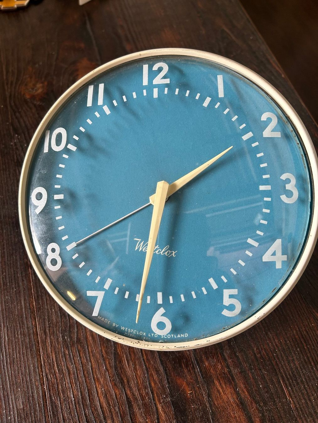 Orologi da terra & Orologi da parete: Westclox-Wanduhr Vintage 1950's/1960's – Usato da Sugiez venduto da brockicenter