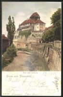 Gruss aus Frauenfeld, das alte Schloss, datiert 1905
