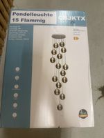 Pendelleuchte CBJKTX 15-flammig Metall Glas neu