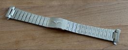 Original Vintage LONGINES Edelstahlarmband 19mm mit Endlinks