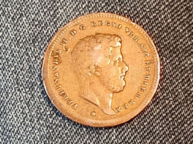 Tutti le monete: 2 Tornesi 1853 - Italie Sicile - Selten – Usato da Bure venduto da chap981 1
