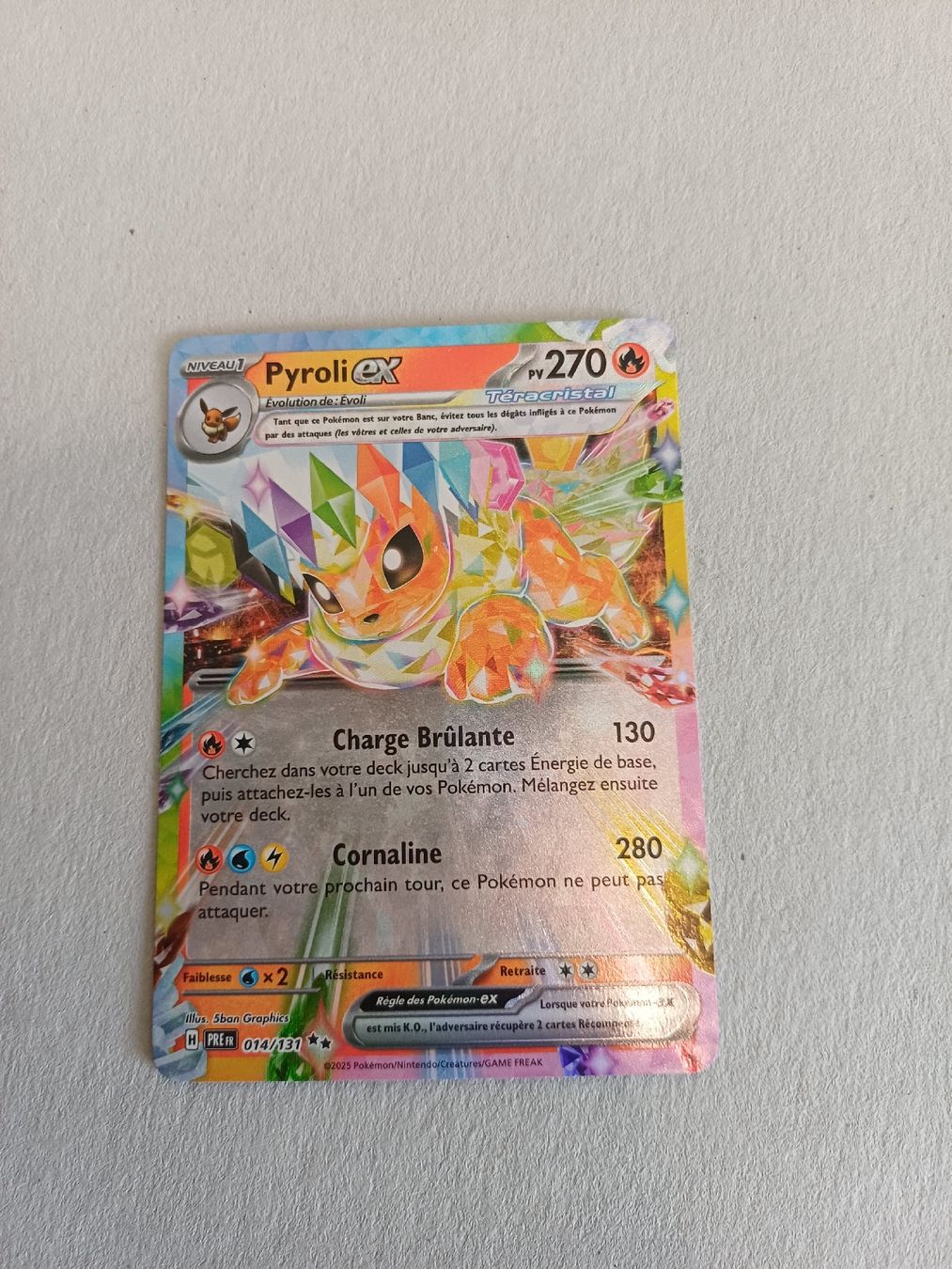 Pokémon Carte collezionabili: Pyroli Ex - EX - 014/131 - FR – Nuovo (secondo la descrizione) da Bernex venduto da Adrieneagle