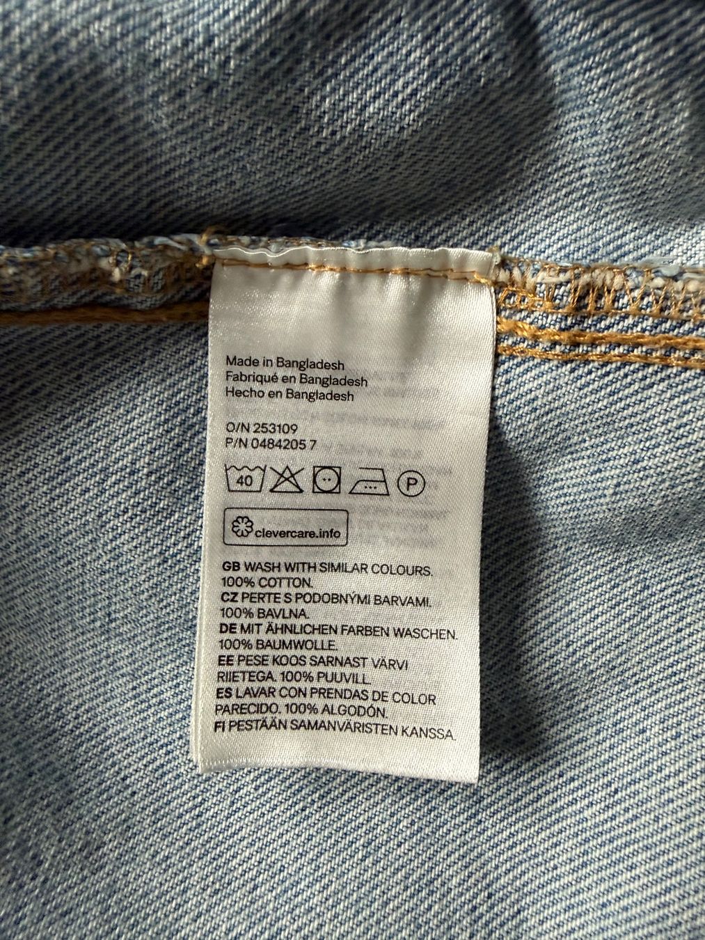 H&M Giacche: Jeansjacke hellblau Grösse 34 H&M – Usato da Altendorf venduto da Ga04 3