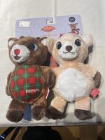 Rudolph Dog Toys: 2-Pack Holiday Plush, New in Package!