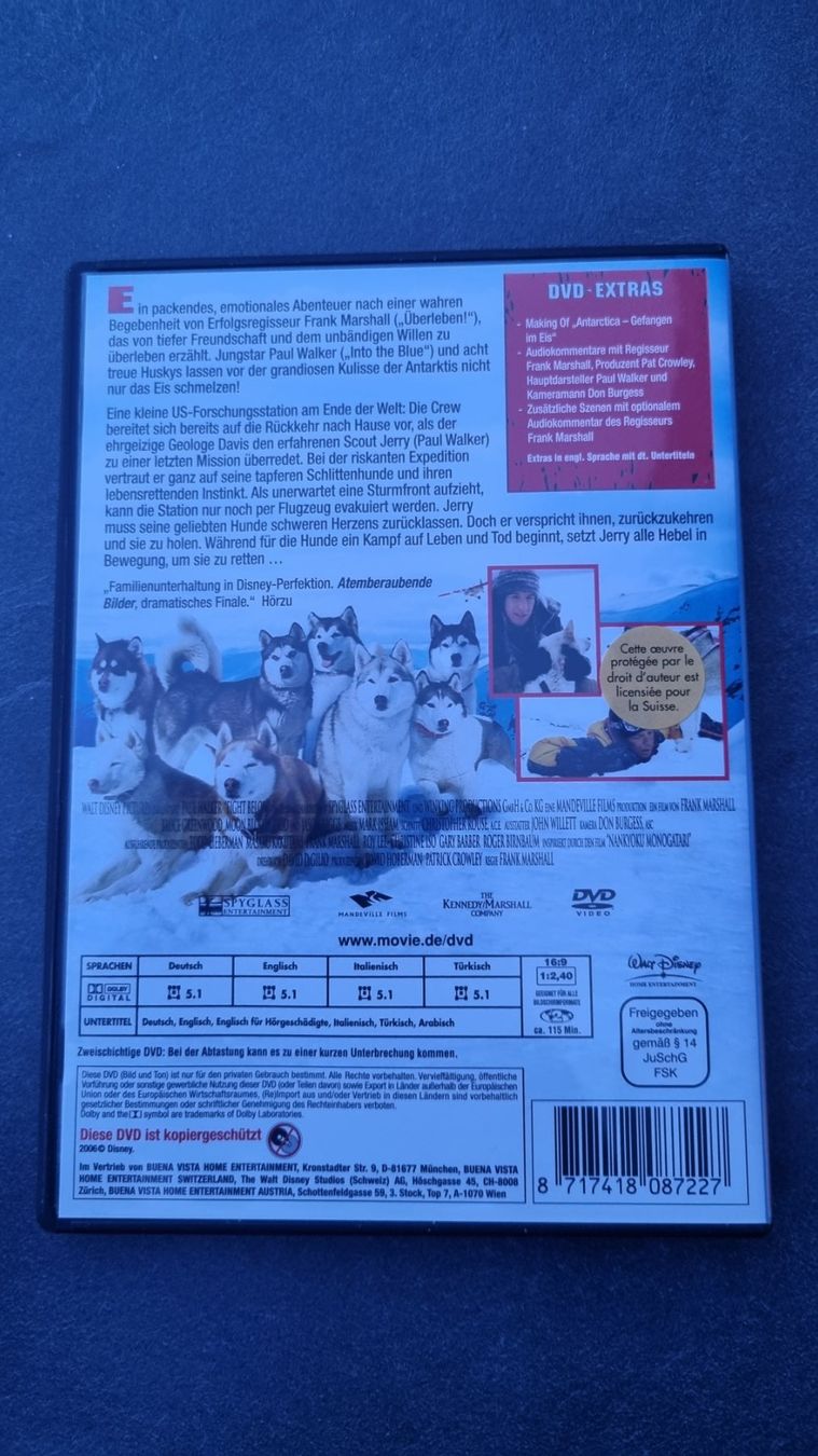 Tutti i DVDs: DVD - Antarctica - Gefangen im Eis – Usato da Meilen venduto da lisma29 1