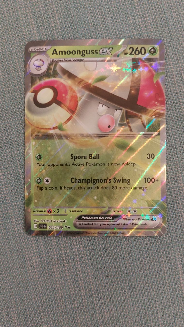 Pokémon Carte collezionabili: Amoonguss ex Journey Together – Nuovo (secondo la descrizione) da Bellinzona venduto da Pagur