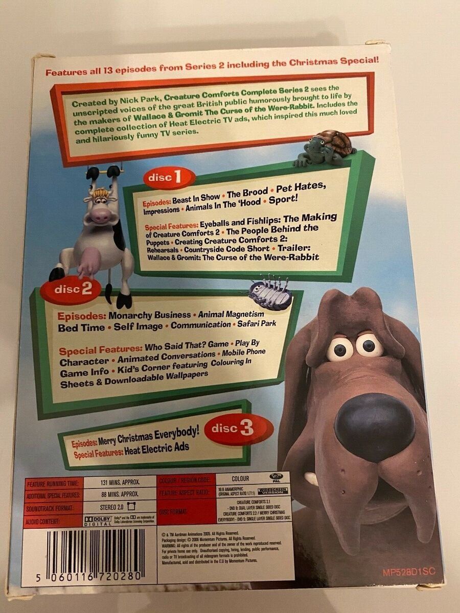 Tutti i DVDs: Creature Comforts Complete Series 2 [DVD] - Englisch – Usato da Buchrain venduto da Sssschaller 1