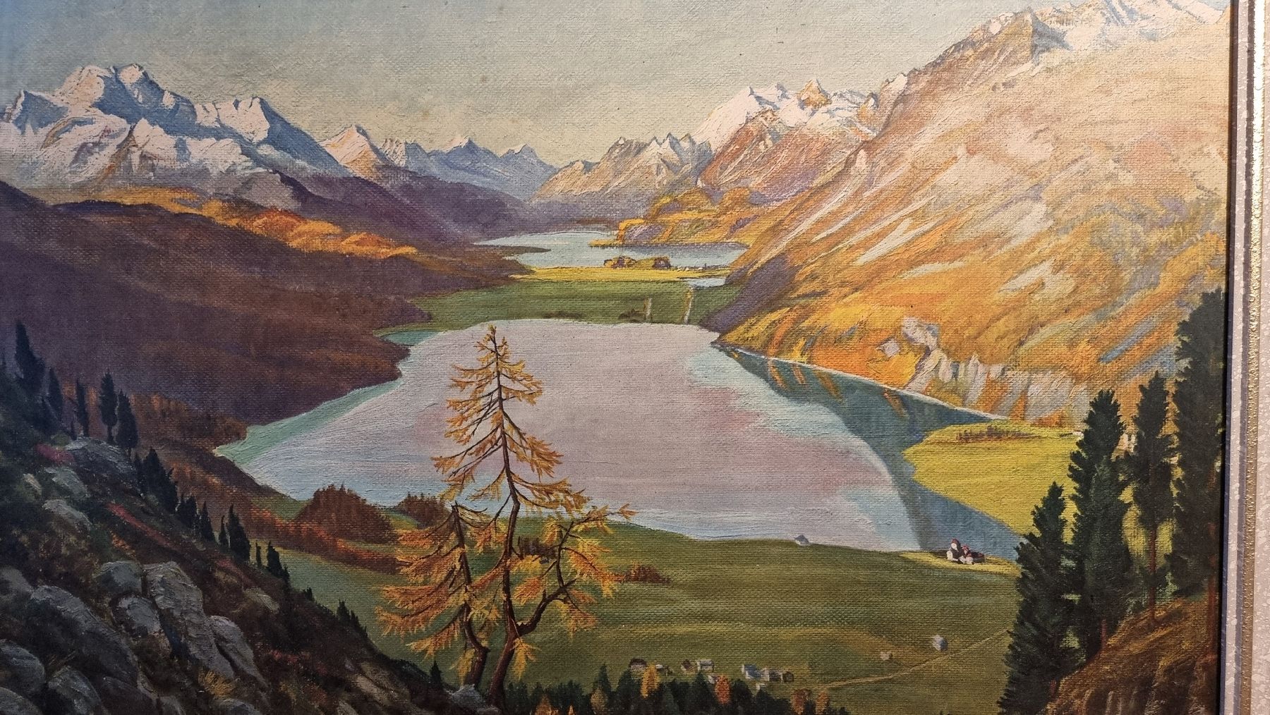 Foto & Immagini: Wunderschõnes Bild Oberengadin,Druck – Usato da Sils im Domleschg venduto da platin01 3