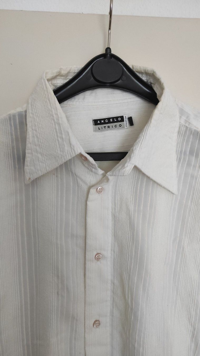 Hemden: Camicia uomo  a righe bianche Taglia XL – Gebraucht aus Biel/Bienne von mor_gbm5 1