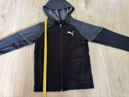 Schwarz-Graue Puma Trainerjacke Grösse 140